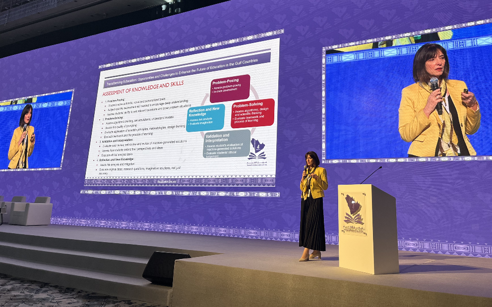 Professor Divjak @ a conference on transforming education in the Persian Gulf countries